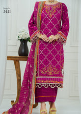 Anmol By VS Textile Embroidered Lawn 3 Piece Unstitched Suit VS25APE D-3431